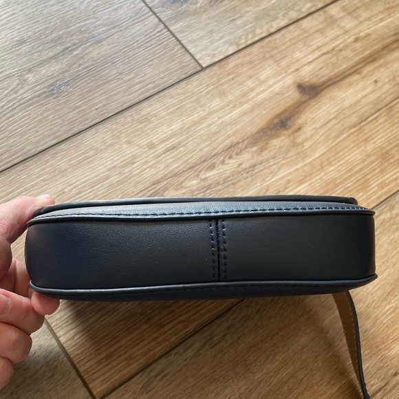 Michael Kors Signature Denim, Navy and Gold Monogram Mini Belt Bag, Leather - Picture 8 of 12